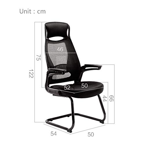 Mu Bow Computer Chair,Home Office Chair Backrest Swivel Chair Ergonomic Chair Gaming Chair Comfortable and Stable Seat Load Bearing 250Kg,Black,5