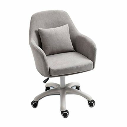 XXSLY Office Chair, Liftable 360° Rotation Seat with Removable and Washable Cloth Cover, for Home Office Conference Study Room