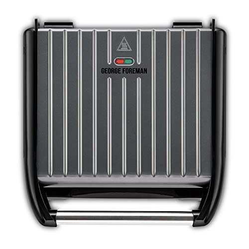 George Foreman Large Grey Steel Grill 25051