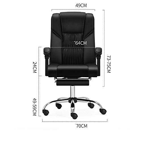 Mu Ergonomic Executive Chair Leather Office Chair Home Office Comfortable Adjustable Swivel Computer Desk Chair Office Chair