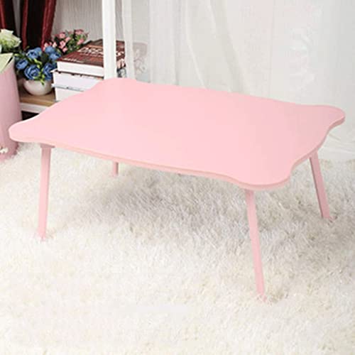 EYHLKM Small Table Dormitory Bed Desk Home Lazy Computer Desk Middle School Student Writing Bedroom Folding Simple (Color : D)