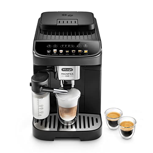 De'Longhi Magnifica Evo, Bean to Cup Coffee and Cappuccino Maker, ECAM292.81.B, Black