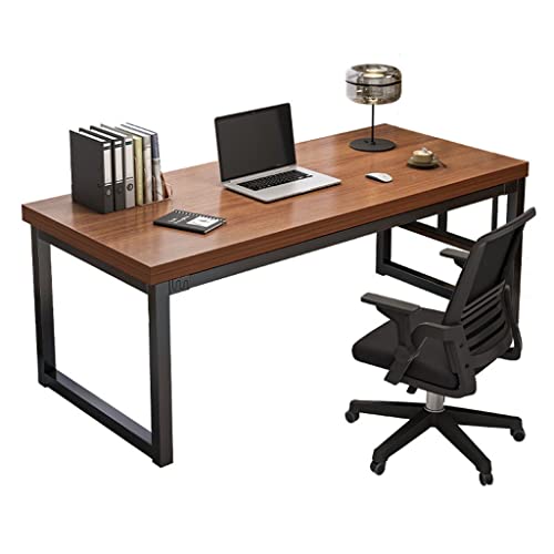 SDFGH Office desk office table home desktop computer desk workbench without chair (Color : D, Size : 140CM)