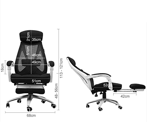 WZLYHD Desk Chair Computer Chair,Home Boss Chair Business Ergonomic Swivel Chair Game Chair Reclining Office Chair