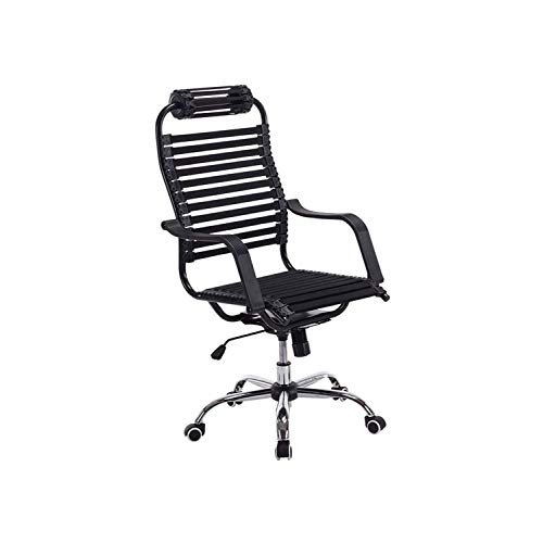 KXDCZ Summer Breathable Elastic Strip Rubber Band Chair Computer Chair Home Backrest Swivel Chair