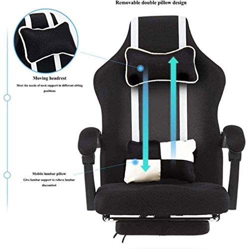 n/a Gaming Chair High Back Ergonomic Racing Office Desk Computer Chairs with Lumbar Support Computer Chair Home Office Chair Simple Swivel Chair