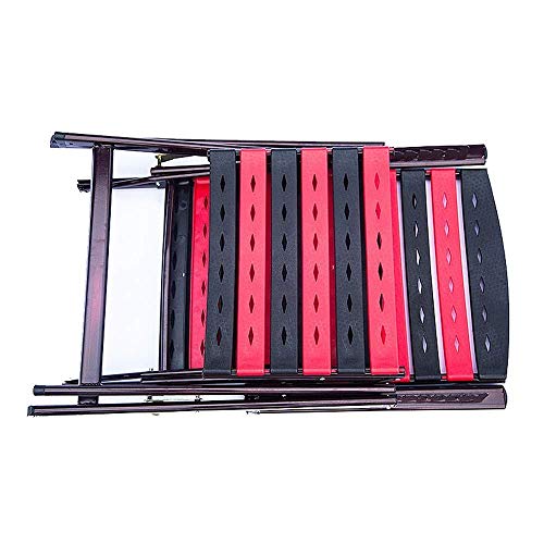 MU Folding Chair Office Chair Recliner Chairs Garden Bed Pillow Zero Gravity Durable and Strong for Home Office Dining (Color : Black, Size : 66