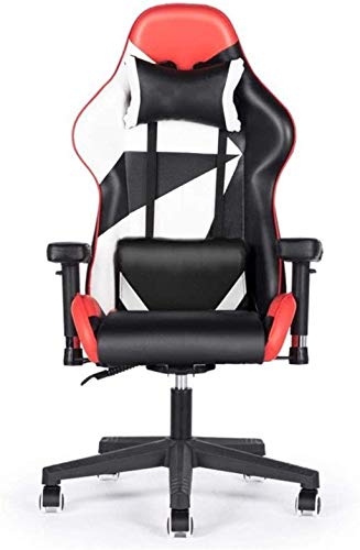 HJW Ergonomic Gaming Chair Computer Chair Home Reclining Office Chair Backrest Game Seat Swivel Chair Armchair,C,Free Size