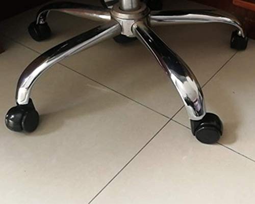 SKOAJAS Plate Casters 2" 50mm Office Chair Caster Wheels,Replacement Polyurethane Computer Chair Casters,Heavy Duty Furniture Swivel Wheels,Unive