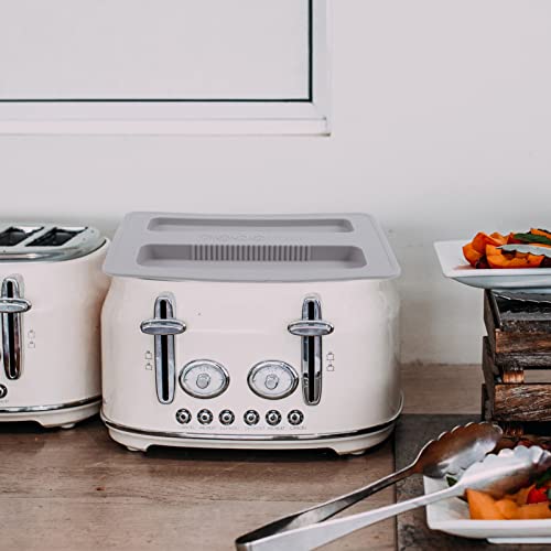 Healeved Silicone Toaster Dust Cover 2 Slice Toaster Lid Kitchen Appliance Cover