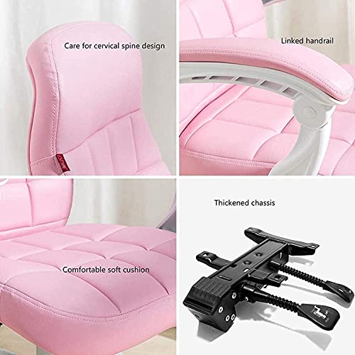 MU Office Chair Computer Chair Home Office Chair Reclining Office Chair Girls Cute Bedroom Computer Chair Lying Sleeping