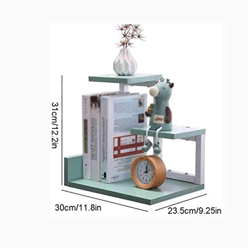 JJZXD Bookshelf and Bookcase 2-Layer Storage Shelf, for Living Room Bedroom Study Office Multi-Functional Furniture Display Cabinet