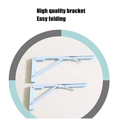 MYYINGELE Folding Wall Mounted Drop Leaf Table Wooden Kitchen Dining Desk Home Office Computer Workstation Child Learning Hanging Desk Space Savi