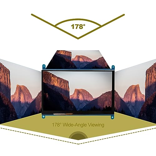 Aeun LCD Screen, Mini Display Screen, 6.5 X 4.9In for Raspberry Pi