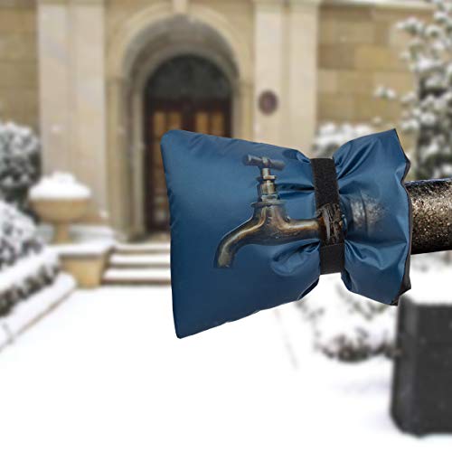 2 Pack Outdoor Tap Cover Tap Jacket Outdoor Tap Cosy Cover Outside Garden Faucet Socks for Freeze Protection