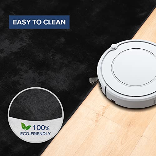 QQpony Chair Mat for Hard Floor, 75" x 60" Large Chair Mat for Hardwood Floor, Flannel Fabric Desk Rug for Hard Surface, Protector Floor Chair Ma