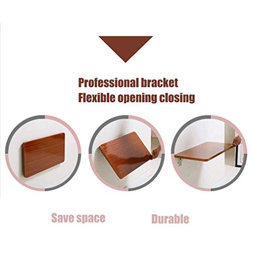 MYYINGELE Folding Wall-Mounted Drop-Leaf Table, Fold Down Floating Table Hanging Table Kitchen Dining Table Study Computer Deskfor Garage & Shed/
