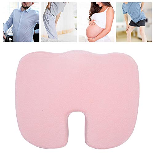 Shanrya Pink Coccyx Cushion, Coccyx Orthopaedic Pillow for Men Women Home