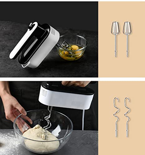 Handheld Mixer, 5-Speed Electric Hand Mixer,Whisk Kitchen Food Baking,Light Hand Mixer With Egg Beaters Dough Hooks