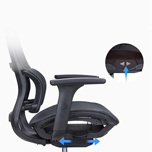HJW Ergonomic Office Chair Home Computer Chair Rotary Lift Old Office Mesh Chair Comfortable and Breathable Armchair,3,690X615X1135Mm