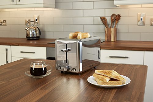 Swan ST14062N 2 Slice Toaster, Polished Stainless Steel, 925 W