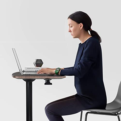 Mobile Desk, Pneumatic Adjustable Height Laptop Desk, Ergonomic Design, Sit and Stand Mobile, Excellent Lectern for Classrooms, Offices, and Home