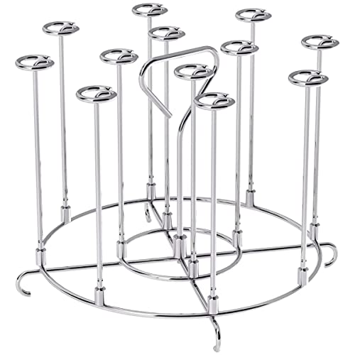 Air Fryer Skewer Stand, Stainless Steel Kebab Skewers Rack, Air Fryer Accessories for Ninja Foodi Dual Air Fryer Kitchen Cooking BBQ(6QT)