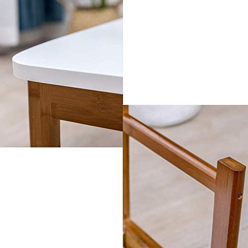 EYHLKM White Computer Desk, Laptop Desk Foldable Bed Dormitory Lazy Small Table Simple Home