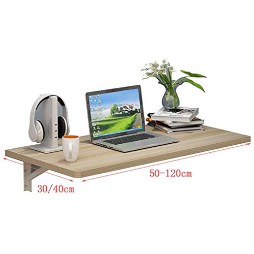 MYYINGELE Folding Wall-mounted Table Multi-functional Bathroom Kitchen Shelf Bedside Table, Learning Desk, Foldable Computer Desk for Small Space