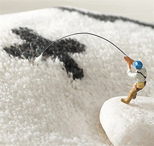 Liveinu Office Chair Mat for Hardwood & Tile Floor, Round Computer Gaming Rolling Chair Mat, Under Desk Low-Pile Rug, Large Anti-Slip Floor Prote