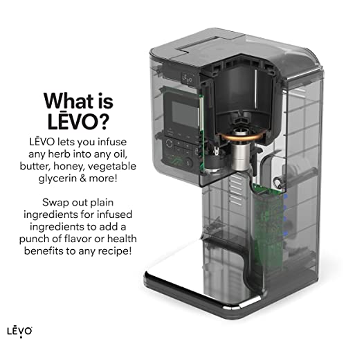 Levo II Herbal Oil Infusion Machine Botanical Extractor Herb Dryer, Decarboxylator, & Oil Infuser Easy Edible Infusion Maker Tinctures, Infused G