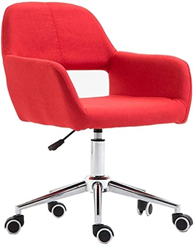 MU Office Chair Computer Chair with Pulley,Adjustable Height,Swiveling Home Office Lounge Chair,Gray