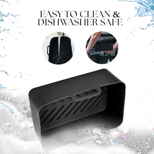 Get The Trend Silicone Air Fryer Liner - 2PCS Airfryer Liners for Ninja Dual Air Fryer, Ninja Air Fryer Accessories, Air Fryer Silicone Liner Air