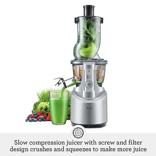 The Sage Big Squeeze Juicer, Brushed Stainless Steel, SJS700SIL