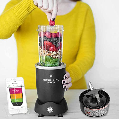 AUMUA Spare Blade for NutriBullet 1200 Series Blender, 6 Fins Replacement Blade Part Compatible with NutriBullet 1200W Balance/Lean Extractor