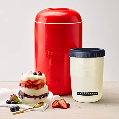 EasiYo Red Yogurt Maker 1KG with Jar & Instructions | Yoghurt Maker