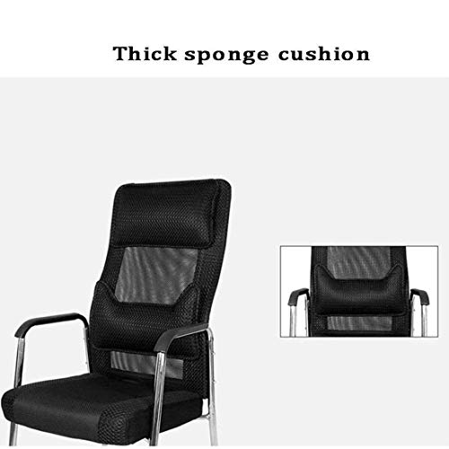 TJLSS Conference Chair Office Chair Parlor Training Chair Arched Staff Chair Computer Mesh Chair Executive Side Reception Chair with Sled Base