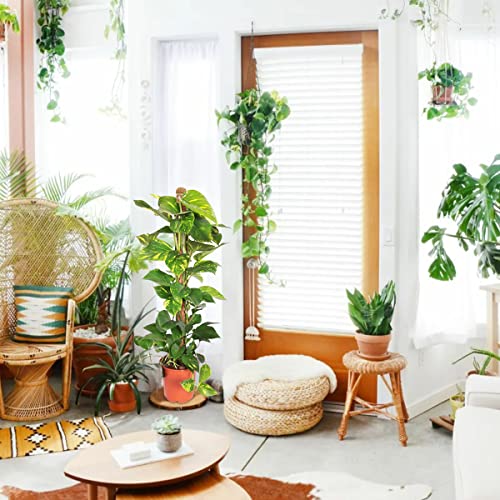 2 Pieces Moss Pole for Cheese Plant,Plant Pole,Plant Sticks Support,Plant Moss Pole,with 1 Roll of Tie,1 Hemp Rope,and 5 Gardening Labels,for Che