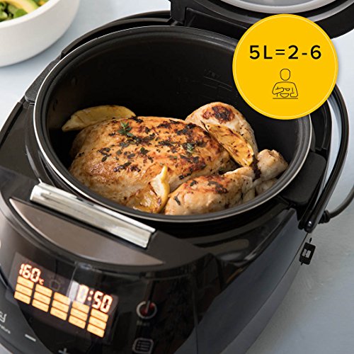 Drew&Cole CleverChef 14-in-1 Intelligent Digital Multi Cooker, Aluminum, 860 W, 5 Litre, Chrome
