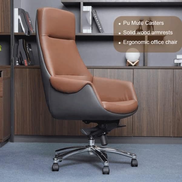 KXDCZ Office Chair High Back Office Desk Chair Executive Swivel Office Chair with Swivel Base Computer Chair Gaming Chair