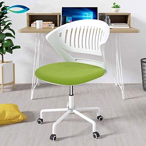 office chair gaming chair computer chair Durable, Small Space Computer Chair Home Comfortable Desk Chair Simple Study Office Chair (Color : Argen