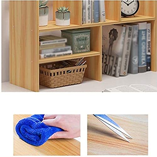 JYDQM Bookshelf, Standing Bookcase Small Space Book Shelves Rack for Living Room, Home, Office Compact Storage Organizer