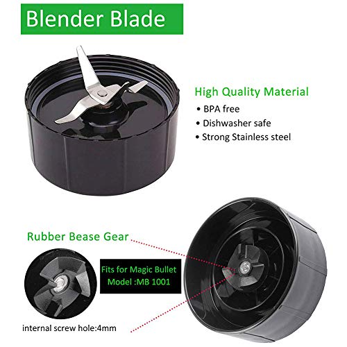 Cross Extractor Stainless Steel Blade Base Replacement Parts for Magic Bullet Blender Juicer Mixer 3.22in Diameter