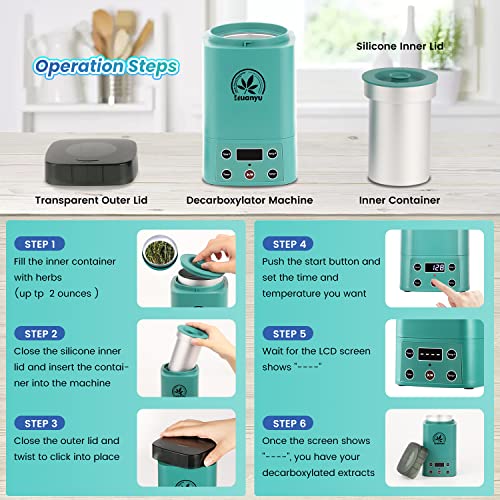 Huanyu Decarboxylator for Herbs Herbal oil Infusion Machine Butter Oil Infuser