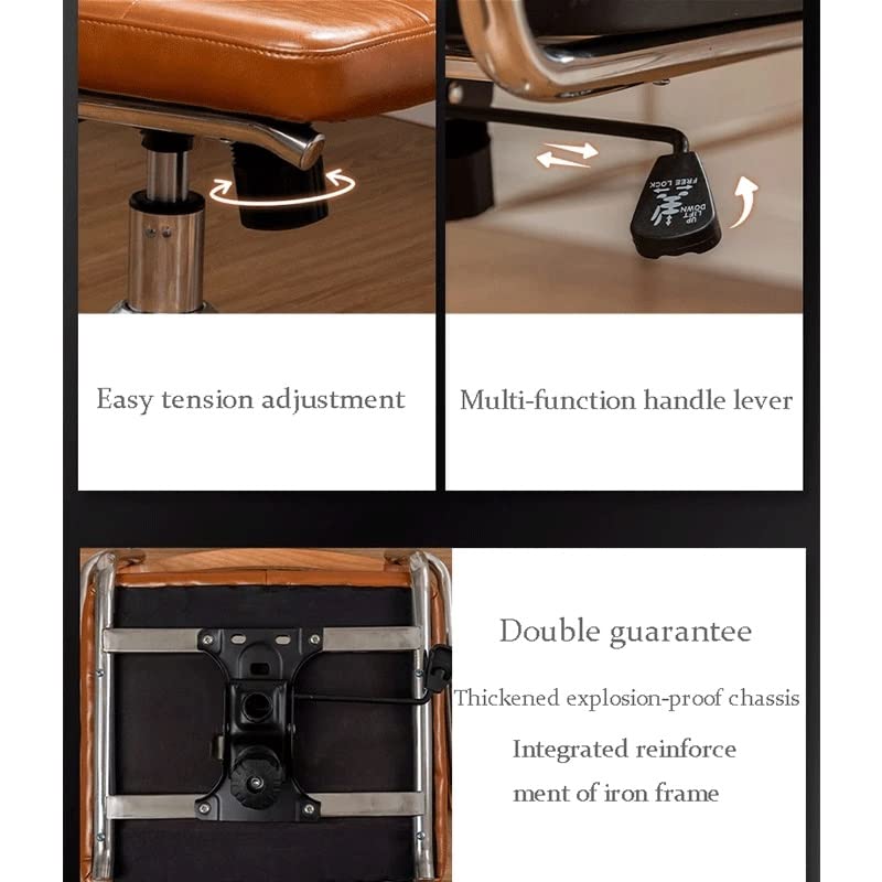 office chair gaming chair computer chair Rattan Computer Chair Retro Rotating Chair Comfortable Study Desk Seat Breathable Armrest Office Furnitu