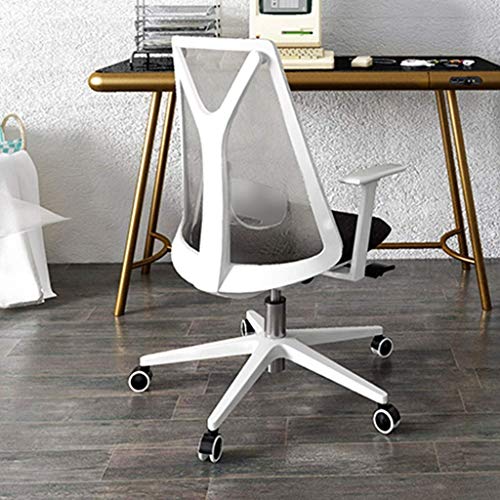 Mu Computer Chair,Home Office Chair Study Chair Office Chair Comfortable Chair Multi-Angle Reclining Adjustable Load Bearing 300Kg,White,60 * 60