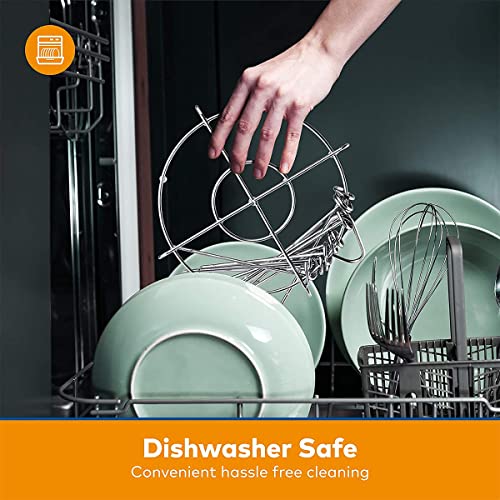 Air Fryer Skewer Stand, Stainless Steel Kebab Skewers Rack, Air Fryer Accessories for Ninja Foodi Dual Air Fryer Kitchen Cooking BBQ(6QT)