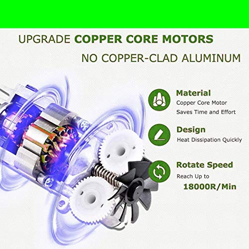 Electric Hand Mixer, Electric 7-Speed Mixer, Whisk Kitchen Food Baking, Light Hand Mixer for Kitchen Baking Cake Mini Egg Cream Food by RLBBTY