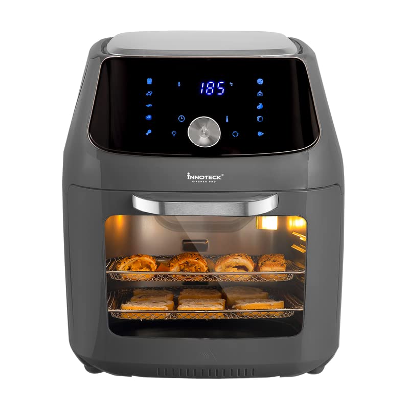 Innoteck Kitchen Pro 16L Digital Air Fryer Oven - With Rotisserie - Multi-Functions Smart Cooker - For Air Frying, Roast, Dehydrate, Bake, Reheat
