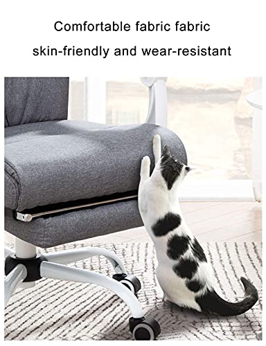 NMDCDH Study Room Desk Chair with Adjustable Footrest, PC Computer Desk Office Chair with Headrest Back Support for Home Women, Men